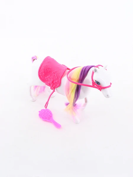 CABALLO CON ACCESORIOS ROSADO