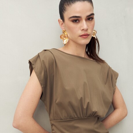 VESTIDO GERMAN Verde Seco