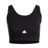 Top de Mujer Adidas Rib Cropped Negro