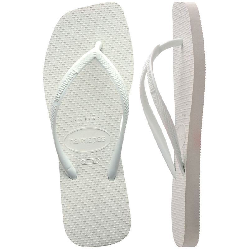 Sandalias de Mujer Havaianas Slim Square Blanco
