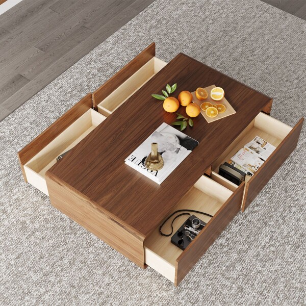 MESA DE CENTRO WINK MARRÓN - RECTANGULAR