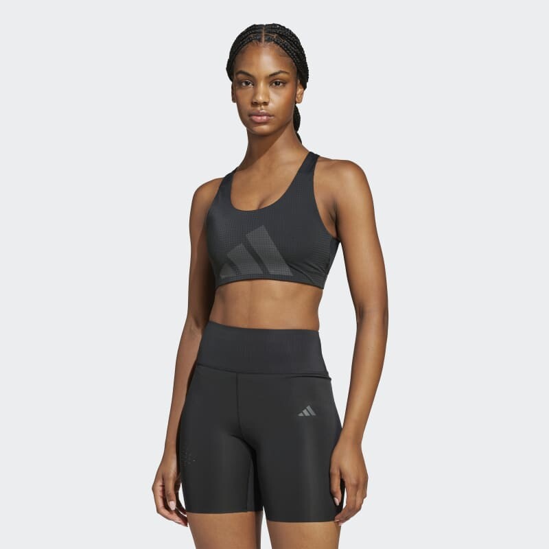 Top Adidas Powerimpact Soporte Medio Negro