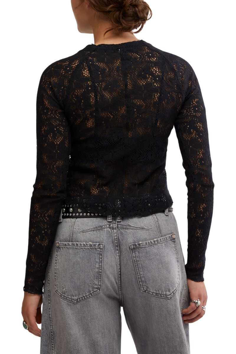 CAMISETA IN THE MEADOW Negro