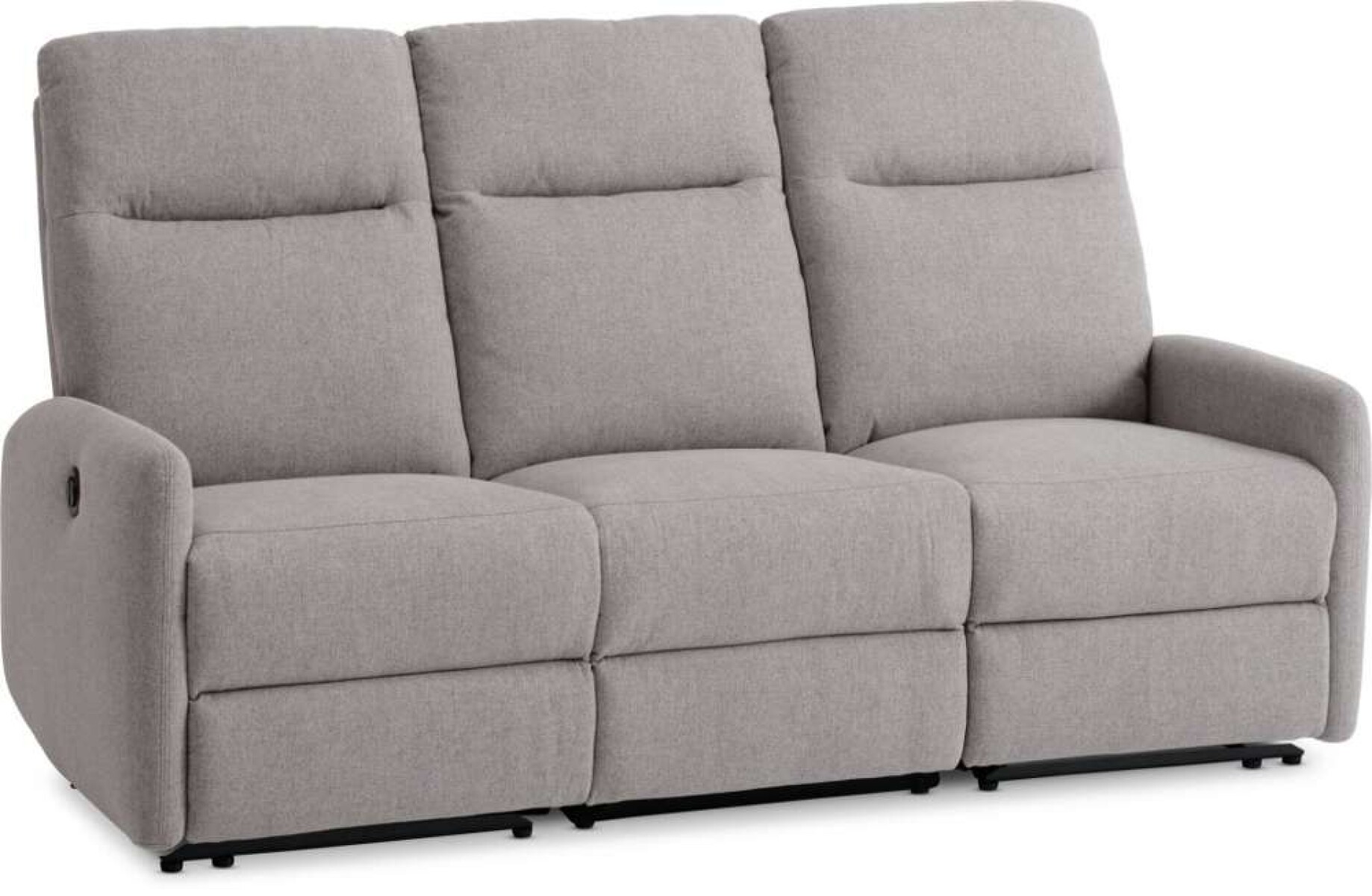 Sofa Vonsild 3 Cuerpos Reclinable Electr - Gris 