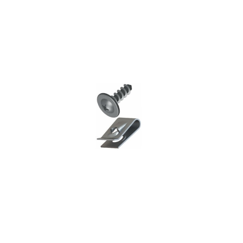 KIT TORNILLO GRAMPA PARA CHAPA UNIVERSAL Kit Tornillo Grampa Para Chapa Universal