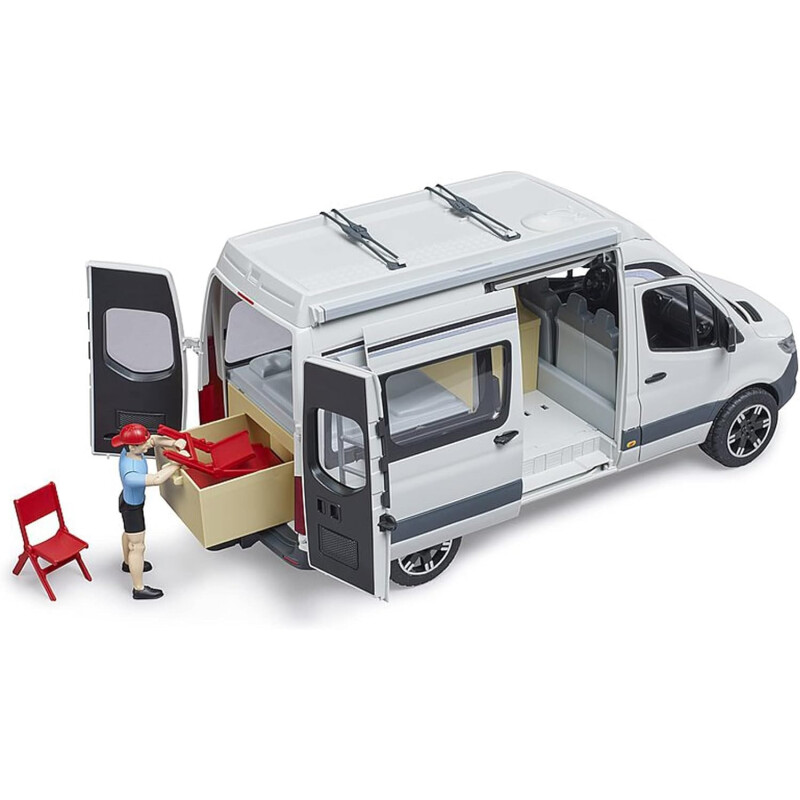 Mercedes Benz Sprinter Camper con conductor, juego de camping Mercedes Benz Sprinter Camper con conductor, juego de camping