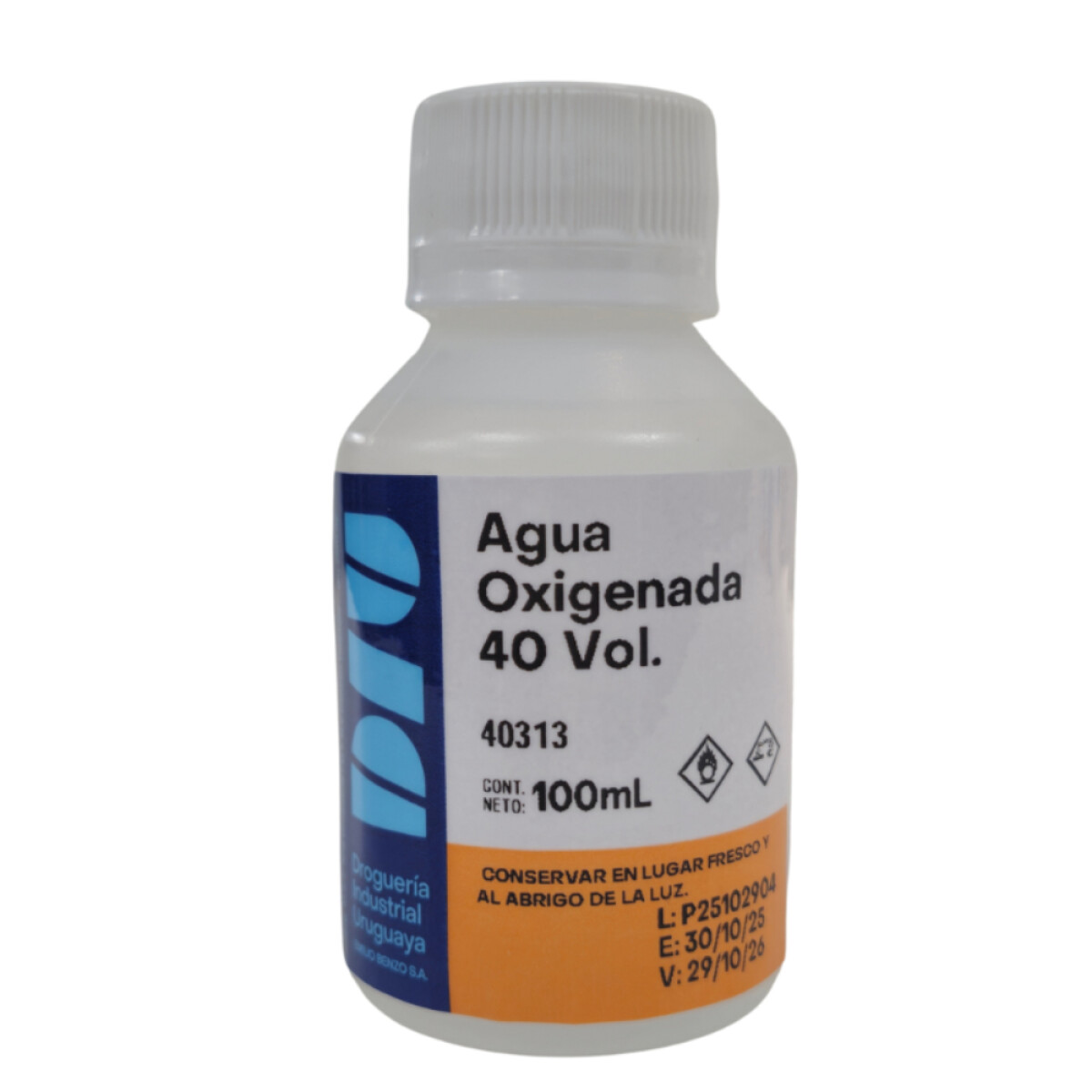Agua Oxigenada DIU 40 Volúmenes 100ml 