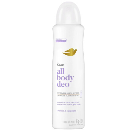 Desodorante en Aerosol Dove All Body Deo Lavender 150ml Desodorante en Aerosol Dove All Body Deo Lavender 150ml