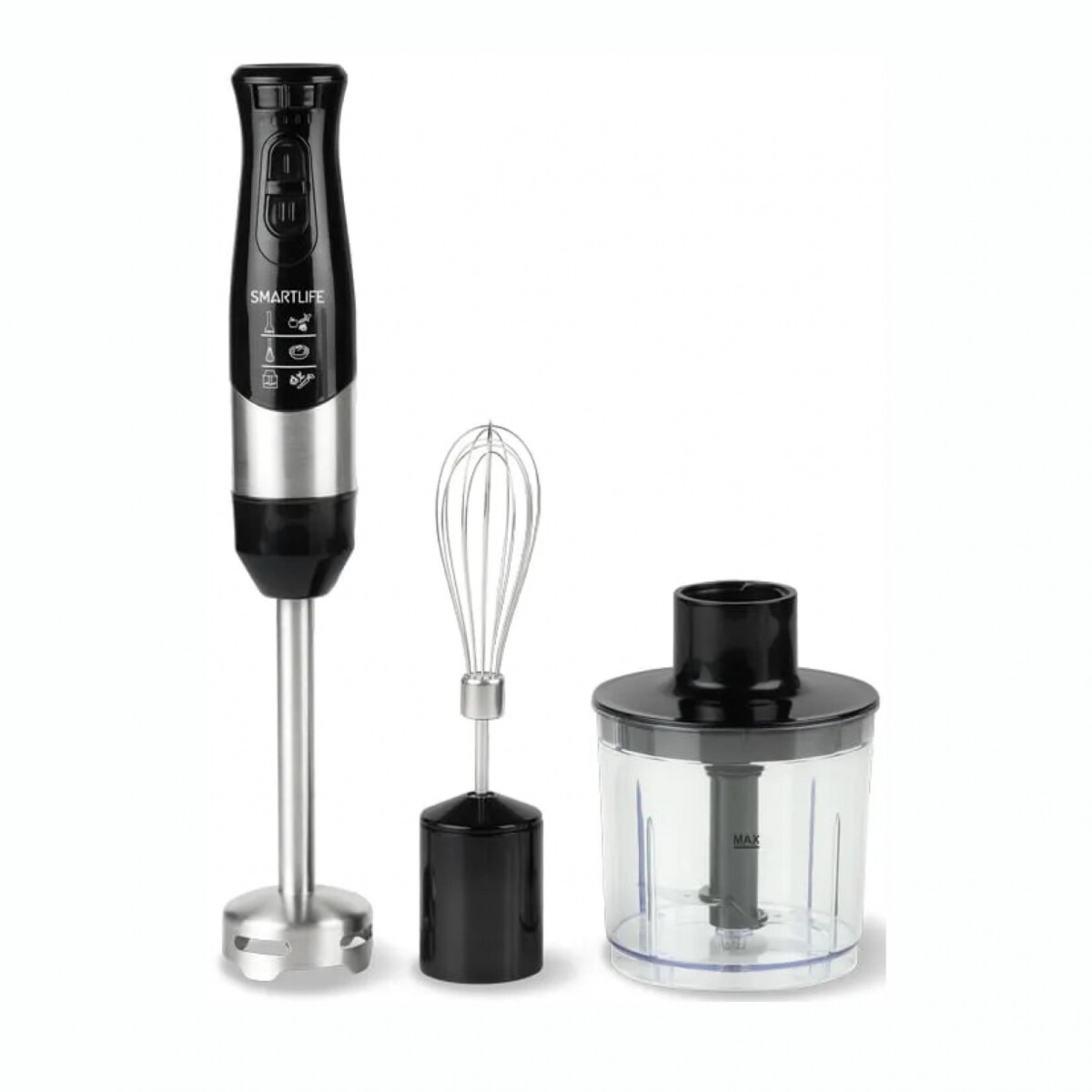 Mixer SMARTLIFE SL-HB5033 600W Con Vaso Picador Y Batidor 