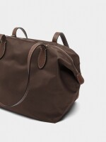 Bolso Shopper De Nylon L marron