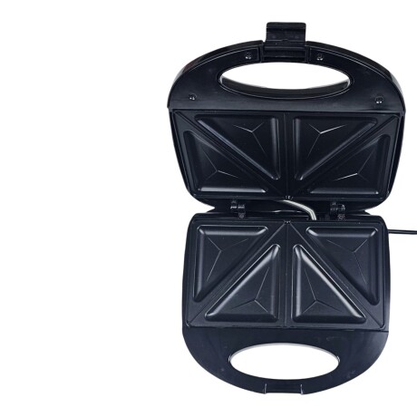 Sandwichera Antiadherente Placa Acero Inox 750w Color Negro