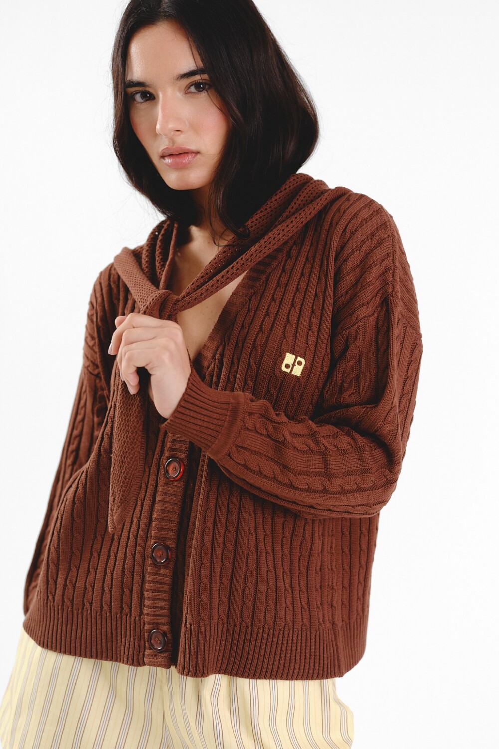 Cardigan Comodín Chocolate