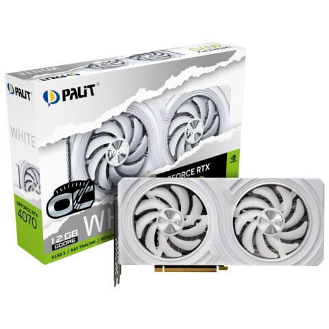 Tarjeta Video Palit Rtx 4070 Dual 12gb Blanca TARJETA VIDEO PALIT RTX 4070 DUAL 12GB B