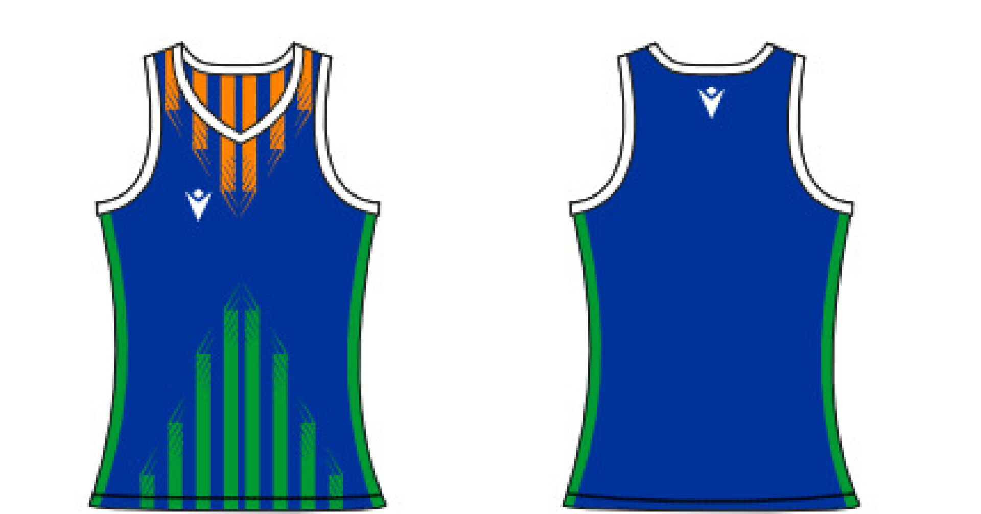 Musculosa Enfoque Volleyball Femenino Azul 