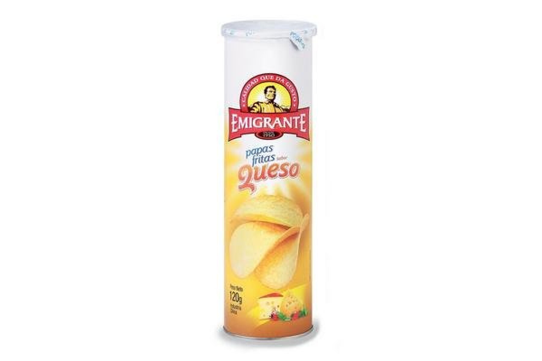 SNACK PAPAS TUBO EMIGRANTE 120G QUESO 