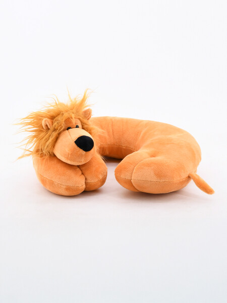 ALMOHADA DE VIAJE LEÓN AMARILLO