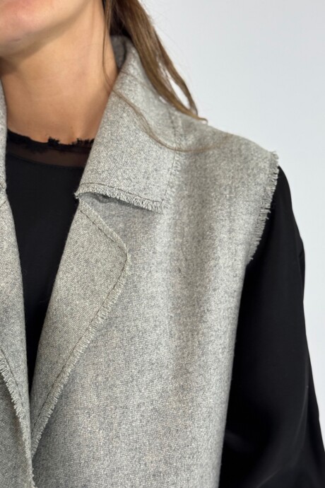 CHALECO MERINA Gris