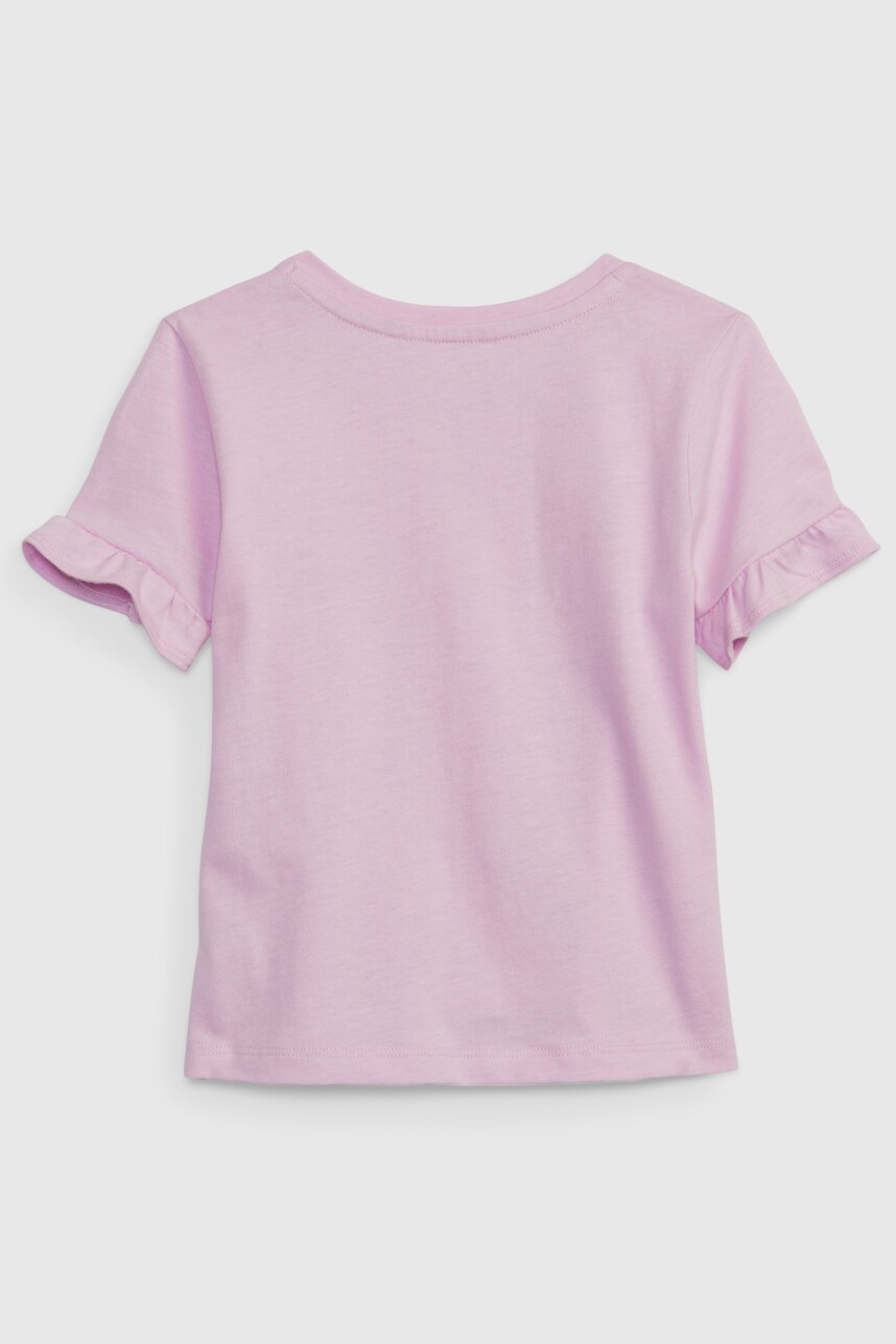 Remera Logo Gap Manga Corta Toddler Niña Light Iris 212
