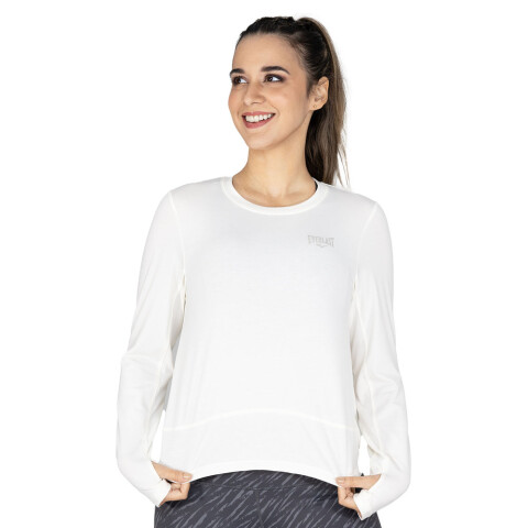 L/S FEM POLY/VIS/SPX EVERLAST SAVANNA OFF WHITE W6 BLANCO
