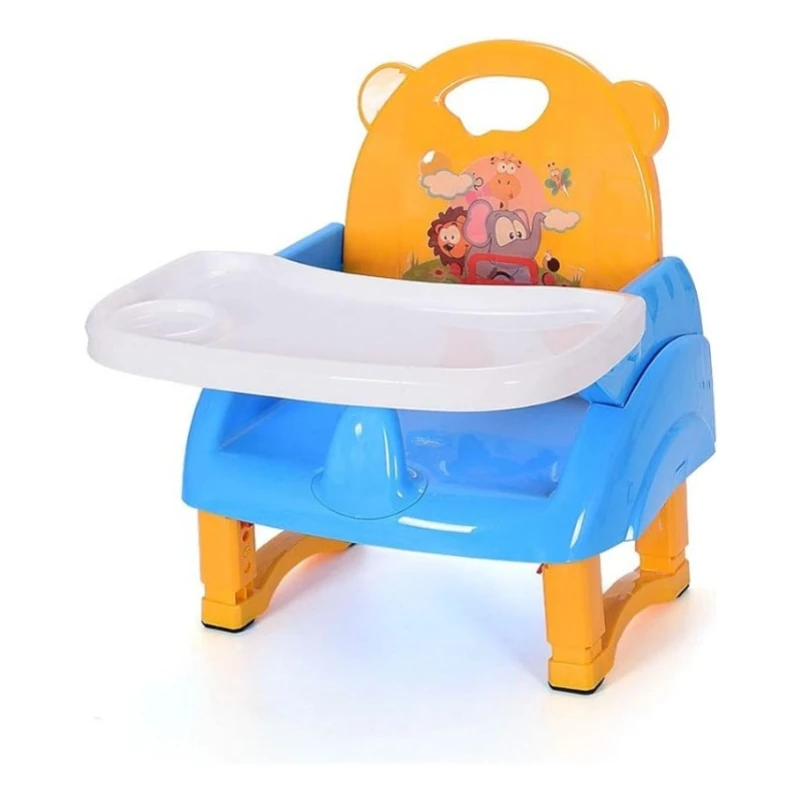 Silla De Bebe Para Comer Multiuso Portatil Azul
