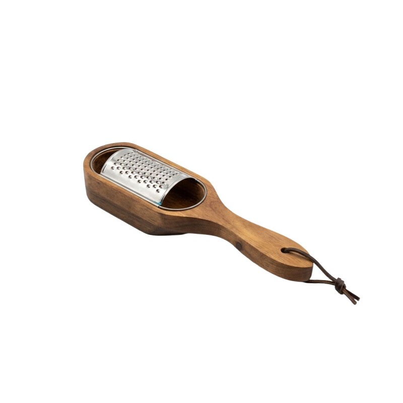 RALLADOR MADERA/INOX 28.5X7X4CM Unica