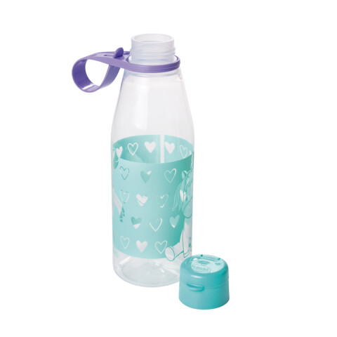 Botella Plástica Abre Fácil Unicornio 530 ml U