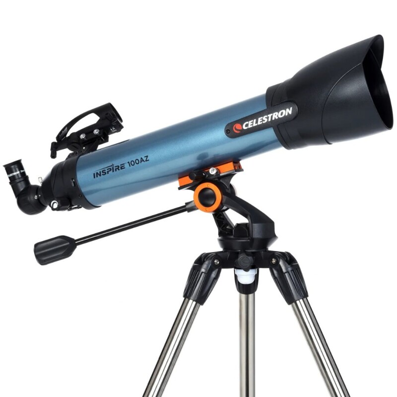 Telescopio Celestron Inspire 100az Refractor Con Trípode Telescopio Celestron Inspire 100az Refractor Con Trípode