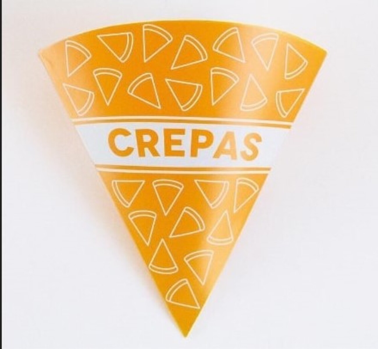 ESTUCHE ENVASE PORTA CREPAS 17X17CM IMPRESO 