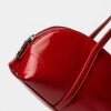 Cartera al hombro Bonnie en cuero charol Rojo