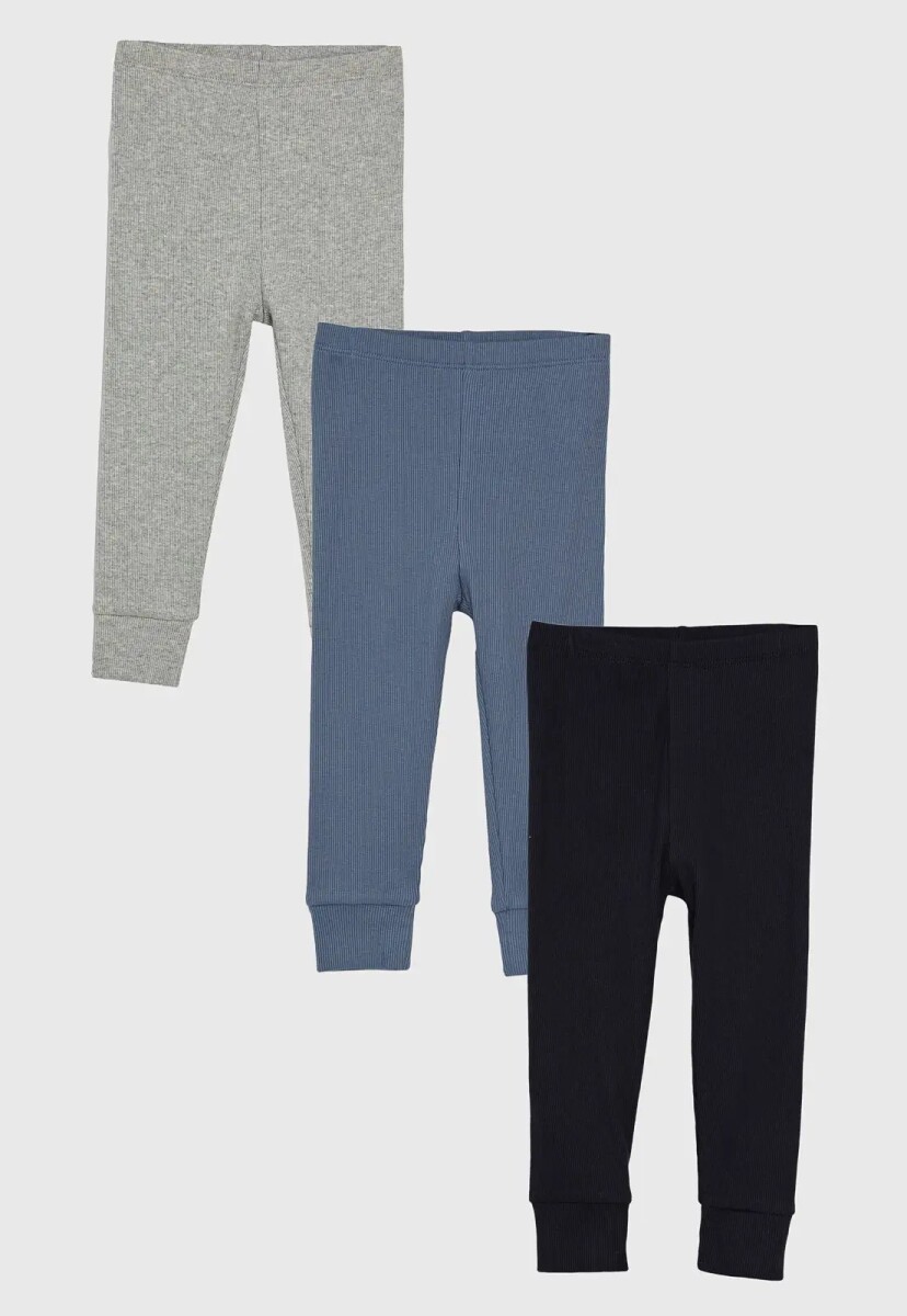 Pantalon Pack X3 Bebe - Bainbridge Blue 
