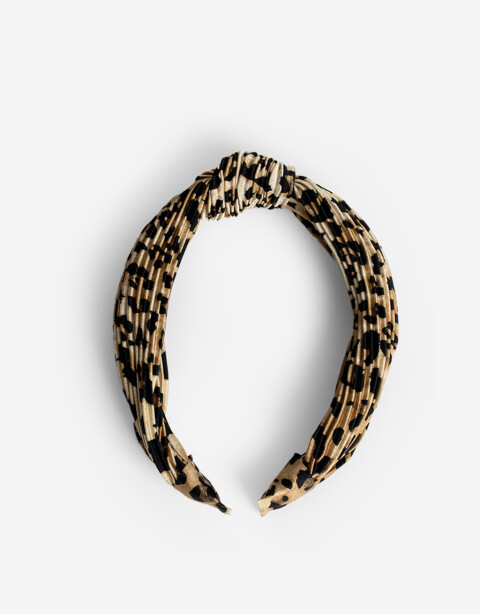 Vinchas Rígidas Estampados Vincha Con Nudo Animal Print - Estampado Animal Print
