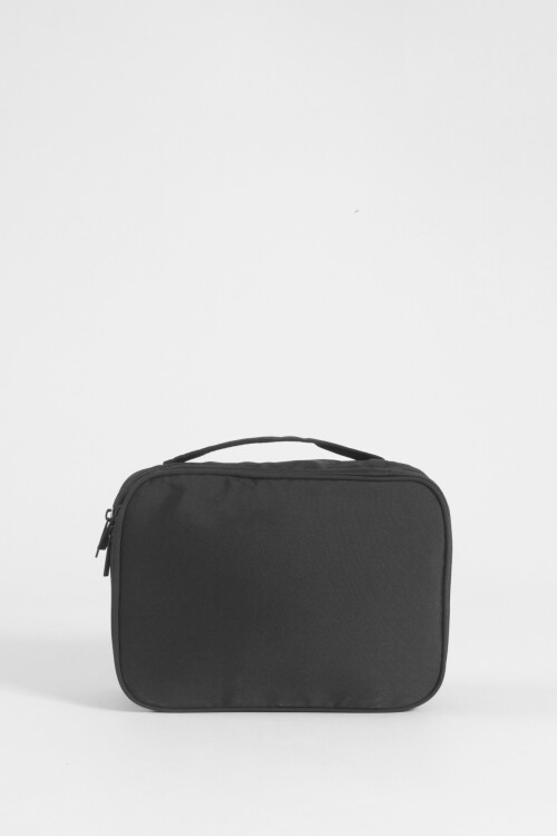 Estuche de viaje con compartimentos negro