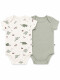 BODY PACK X2 VERDE GRISACEO