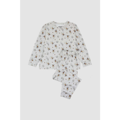 Pijama goodness & grief Gris claro