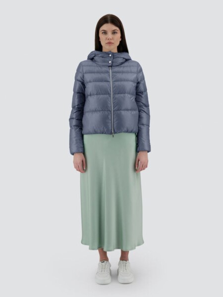 Herno - Chaqueta Bómber de Nylon Ultraligth Celeste