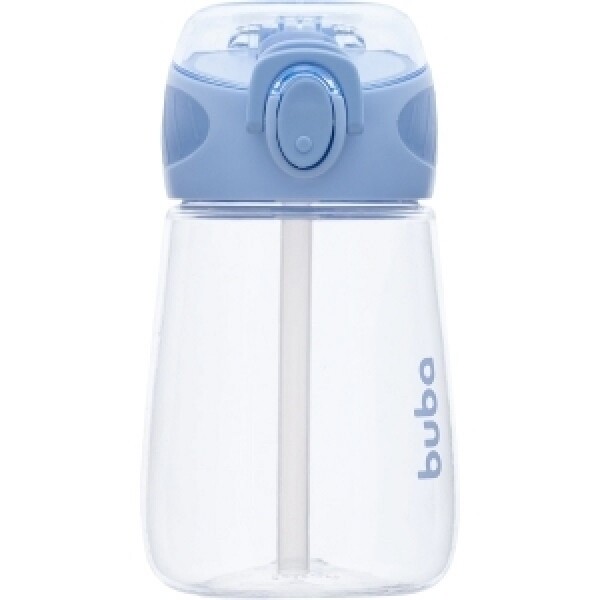 Vaso transparent boquilla BUBA celeste