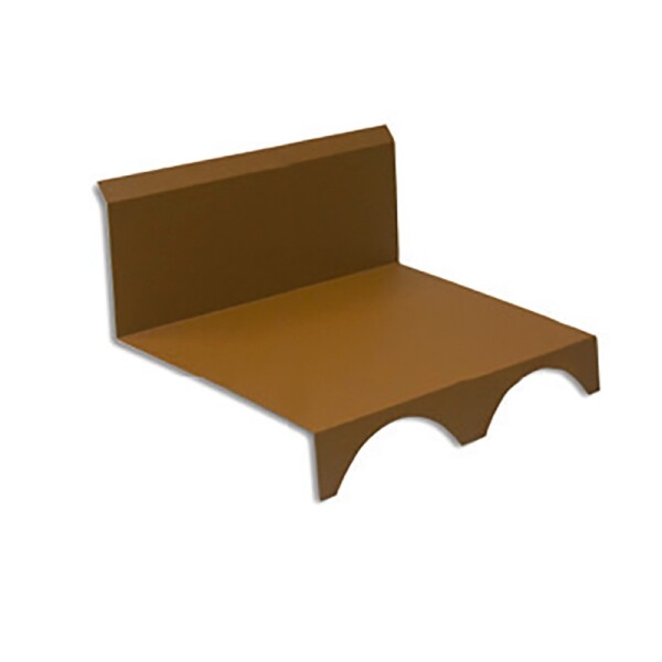 REMATE TROQUELADO TEJA A PARED 2500X416 MM Remate Troquelado Teja A Pared 2500x416 Mm