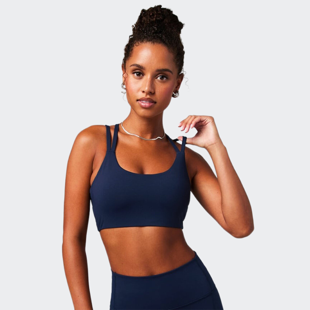 Bra Fabletics Deportivo Principal Low Impact - Azul 