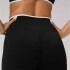Shorts Seamless Scrunch Short 4" Mujer Black/Classic White
