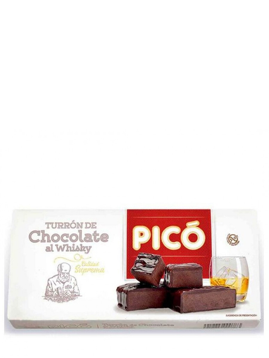 Turrón Picó chocolate al whisky 