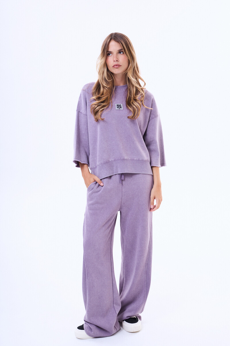 Pantalon de felpa Salento Lila