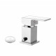 Griferia De Bidet Monocomando Cromo Aqualia Trento