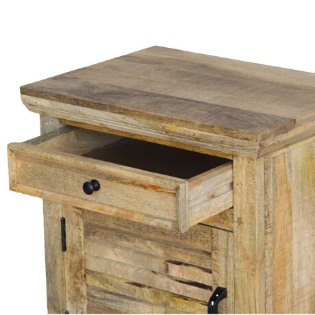 MESA DE LUZ MADERA-DE-MANGO MARRON 1C/1P JUN