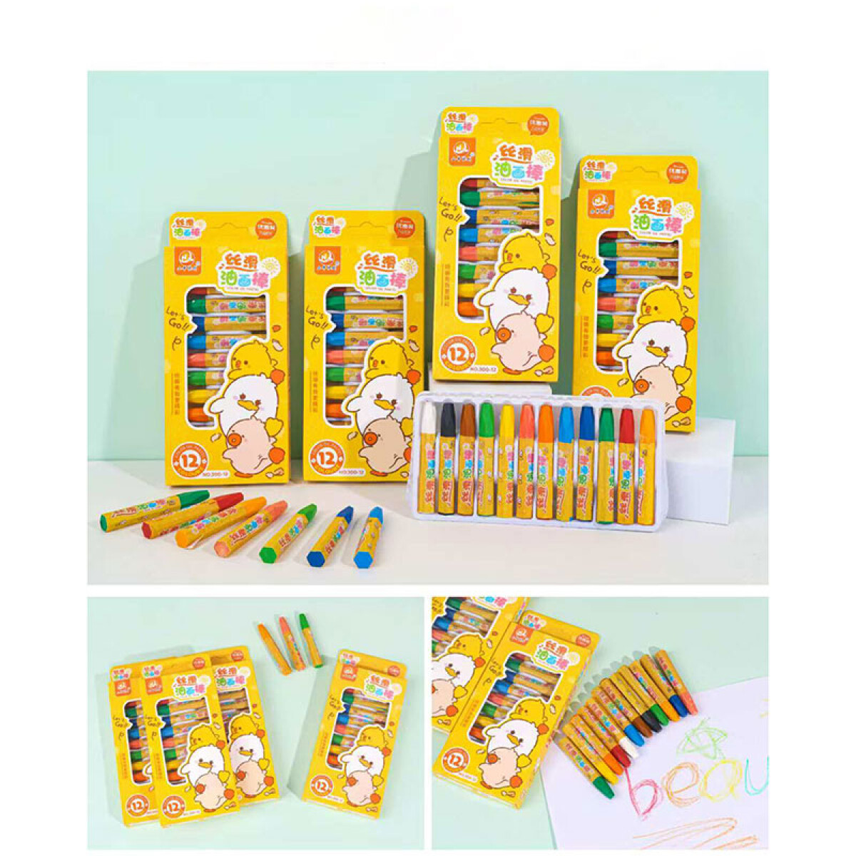 Óleo pastel c/diseño x12 unidades - óleo Pastel C/diseño X12 Unidades 