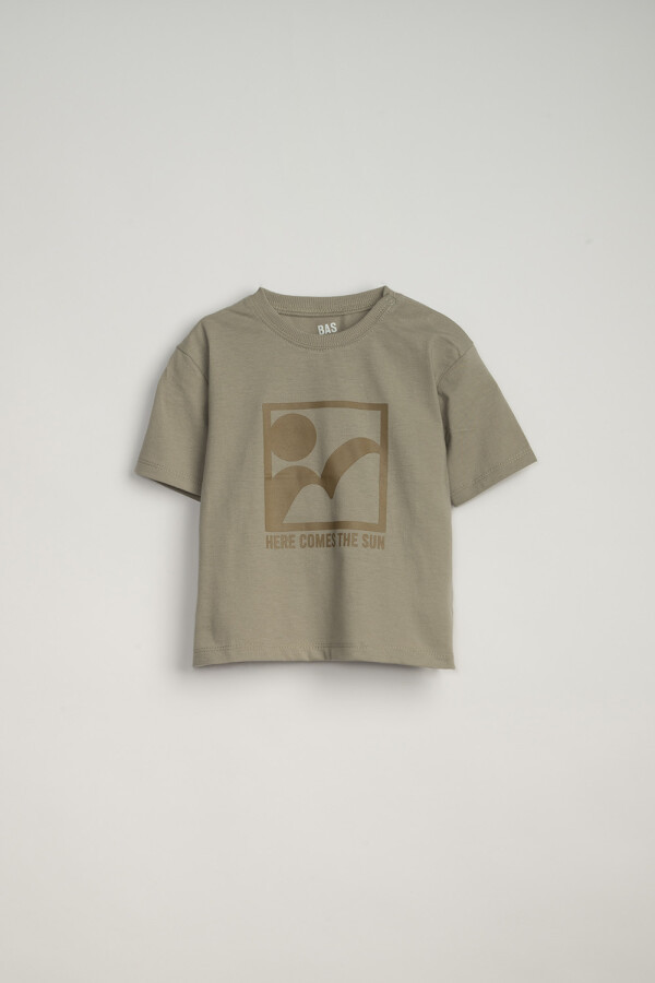 Remera oversize estampa Here Comes Vison