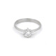 Anillo Solitario En Platino Y Brillante Anillo Solitario En Platino Y Brillante