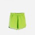 Short con vivo en contraste Verde Lima