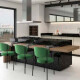 Porcelanato Negro Pulido Tipo Terrazzo 90X90Cm Piso Pared GAMAS DE NEGRO