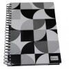 CUADERNOLA DALI150 HOJAS STD TAPA CIRCULOS Y CUADRADOS BLANCOS Y NEGROS
