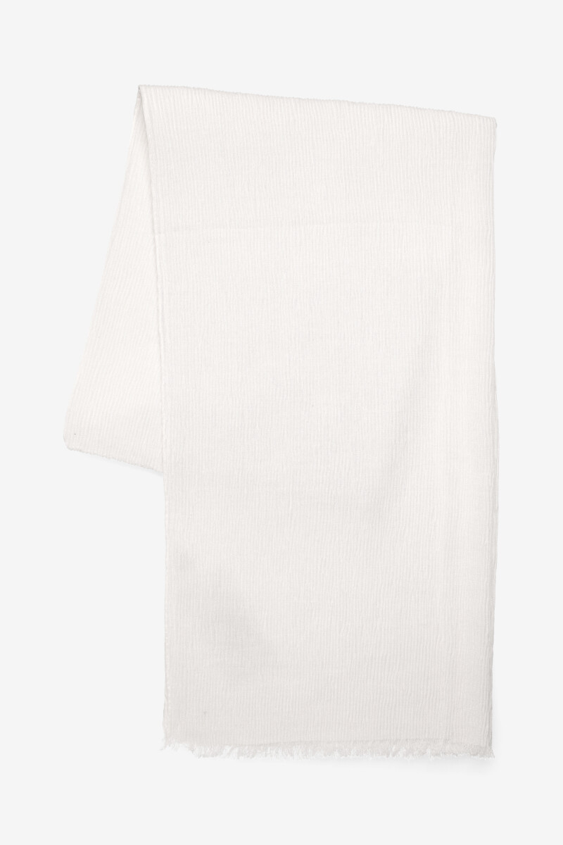BUFANDA Blanco